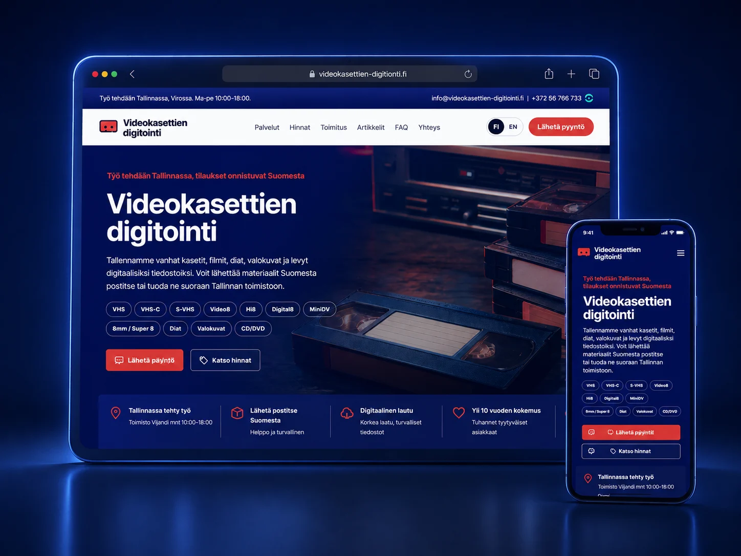 Videokasettien Digitointi
